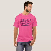 T-SHIRT RICK ET MORTY™ | NE PAS DÉVELOPPER MON APP (Devant entier)
