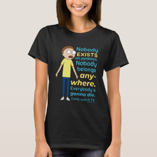 T-shirt RICK ET MORTY™   Personne N'Existe À Titre Excepti