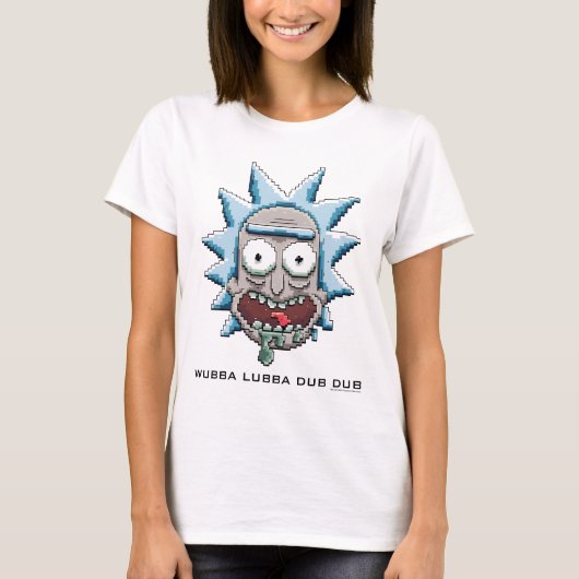 T-shirt RICK ET MORTY™ | Pixelverse Tête de roulage (Devant)