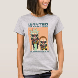 T-shirt RICK ET MORTY™ Poster Recherché Glorzo
