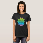 T-shirt RICK ET MORTY™ | Rainbow Rick Head motif (Devant entier)