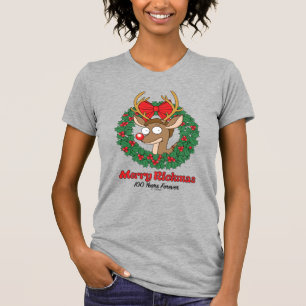 T-shirt Rick et Morty   Reindeer Morty Merry Rickmas