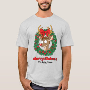 T-shirt Rick et Morty   Reindeer Morty Merry Rickmas