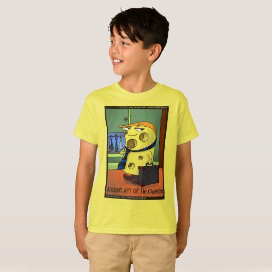 T-shirt Rick London Art Ancien De La Cravate Fromage Comiq (Devant entier)