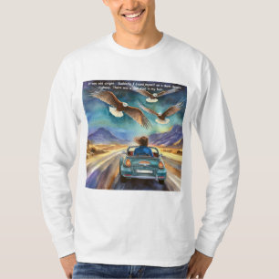 T-shirt Rick London Conduisant Dans Le Noir Bande Dessinée
