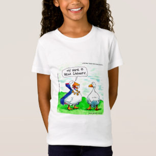 T-Shirt Rick London Fille Drôle d'oie vampire avec cloches