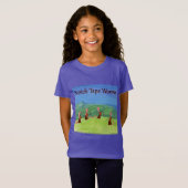 T-Shirt Rick London Funny Worms d'Écosse Comic  (Devant entier)