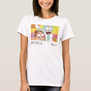 T-shirt Rick Ouverture des yeux de Morty Citation graphiqu