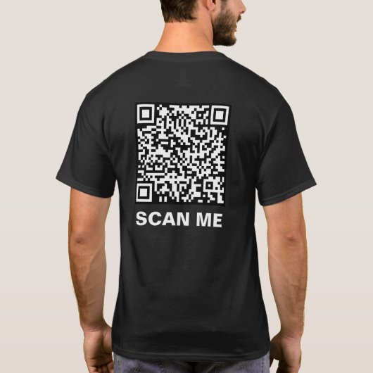 T-shirt Rick Roll Code QR (Dos)