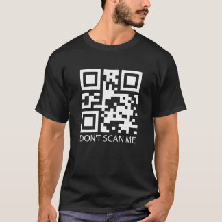 T-shirt rick roll drôle QR code scan ne me scanner pas