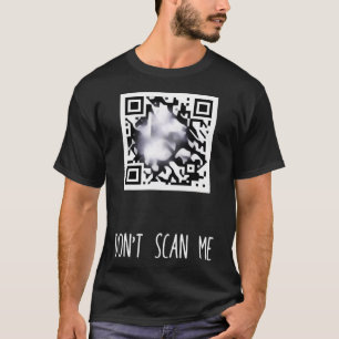 T-shirt Rick Roll Small Qr Scan Code drôle Plaisanterie