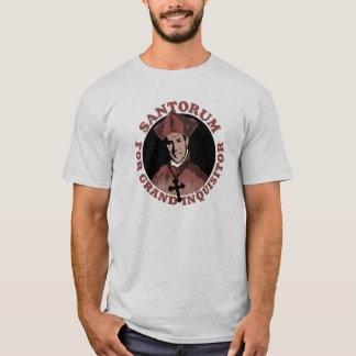 T-shirt Rick Santorum pour l'inquisiteur grand