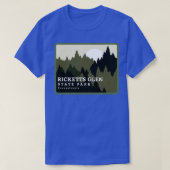 T-shirt Ricketts Glen State Park Pennsylvanie Forêt Sunri (Design devant)