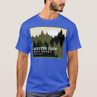T-shirt Ricketts Glen State Park Pennsylvanie Forêt Sunri