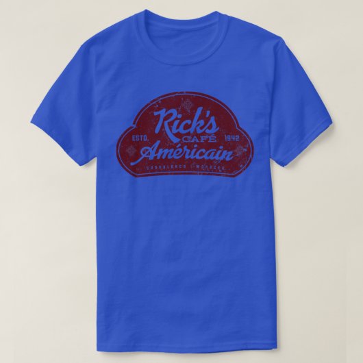 T-shirt Ricks Cafe Americain (Design devant)