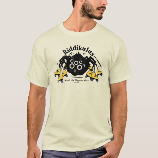 T-shirt Riddikulus - Chassez les épouvantails avec un écla (Devant)