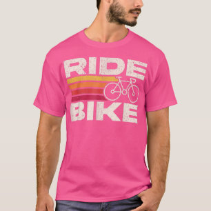 T-shirt Ride Bike Retro Design Pour les amateurs de vélo P