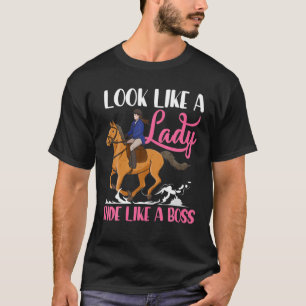T-shirt Ride Comme Boss Horse Barrel Racer Rodeo Racer Gir