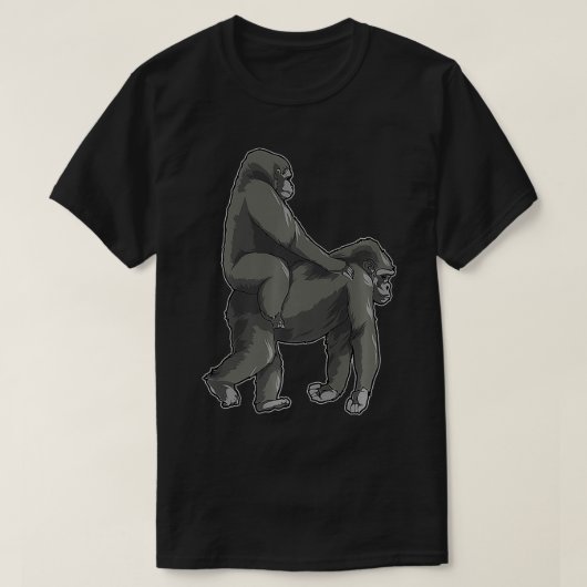 T-shirt Ride Femme Gorilla Mème Drôle Mèmes Singe Premium (Design devant)