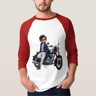 T-shirt Ride in Style : met l'accent sur l'aspect élégant