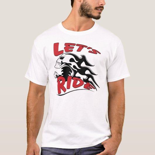 T-shirt Ride le crâne (Devant)