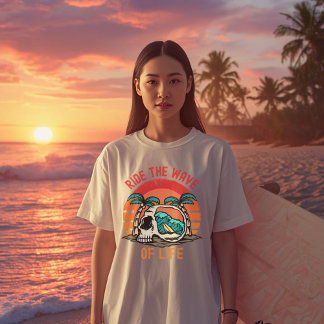 T-shirt Ride the Wave of Life Surfing  | Motivational Sea