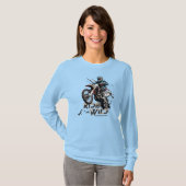 T-shirt Ride Wild | Manche longue pour femmes (Devant entier)