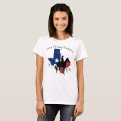 T-shirt Rider Avec Casquette et Bluebonnets T Chemise (Devant entier)
