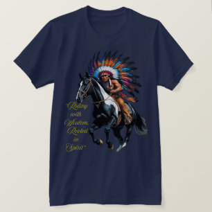 T-shirt Rider avec Sagesse – Esprit Autochtone