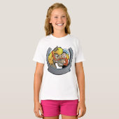 T-shirt Rider Et Filles Cheval (Devant entier)