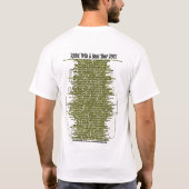 T-shirt Ridin avec une CHEMISE de semi 2007 VISITES (Dos)