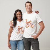 T-shirt Riding A Bicycle Vintage (Unisexe)