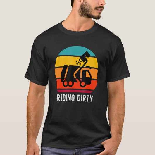 T-shirt Riding Dirty Vintage (Devant)