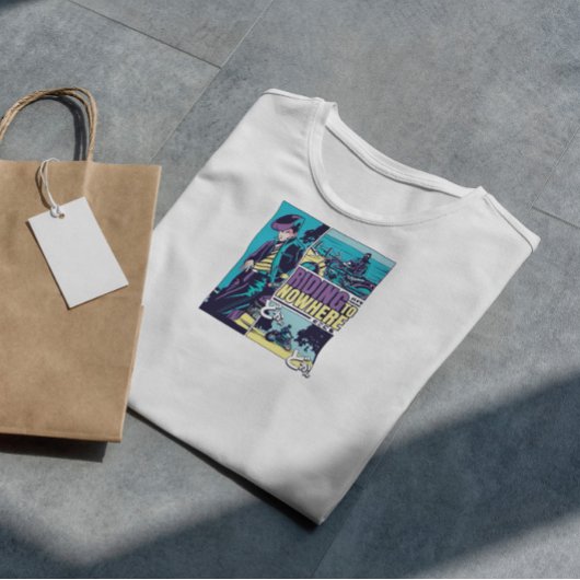 T-shirt Riding nulle part Anime