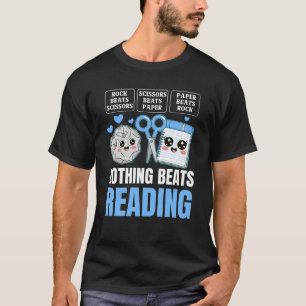 T-shirt Rien De Mieux Que De Lire Des Ciseaux Papier Rock 