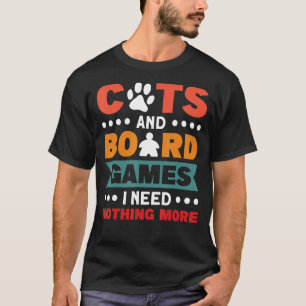 T-shirt rien de plus chat chats jeu de société jeux 2