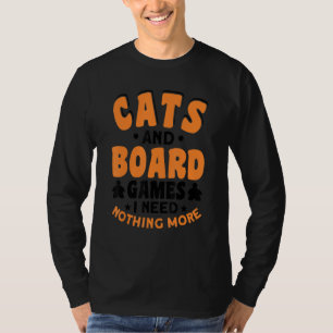 T-shirt rien de plus chat chats jeu de société jeux de soc