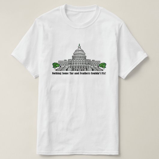 T-shirt Rien de Tar et de Feathers ne pouvait être réparé (Design devant)