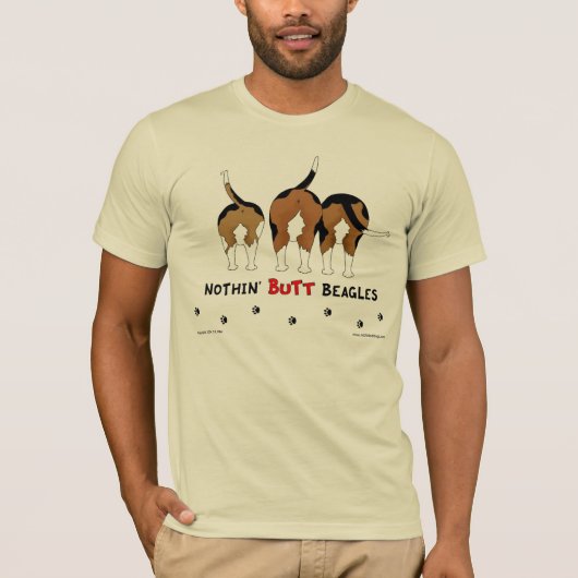 T-shirt Rien n'aboutent des beagles (Devant)