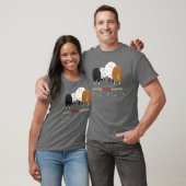 T-shirt Rien n'aboutent vivant en troupe la chemise foncée (Unisexe)