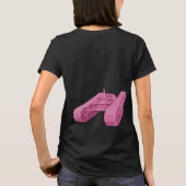 T-SHIRT RIEN N'ARRÊTE CETTE CHIC WOMAN TANK TRACKS ROSE (Dos)