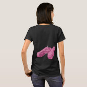 T-SHIRT RIEN N'ARRÊTE CETTE CHIC WOMAN TANK TRACKS ROSE (Dos entier)