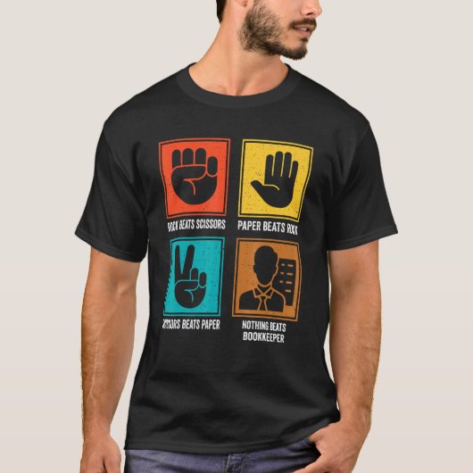 T-shirt Rien ne bat Bookkeeper Comptable Cool Ar (Devant)