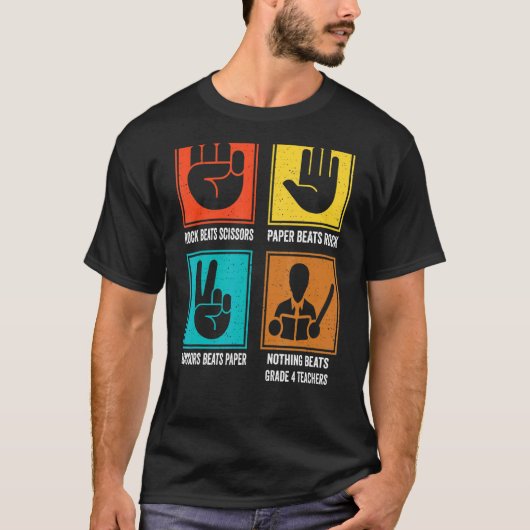 T-shirt Rien ne bat Enseignants de 4e année 4e année (Devant)