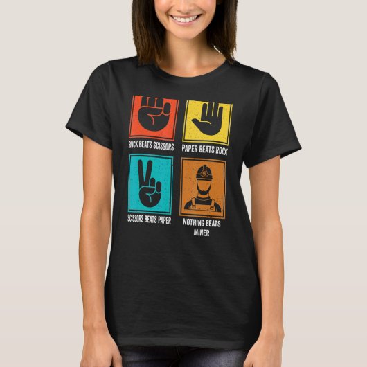 T-shirt Rien ne bat le géologue Miner Mineworker Rock Chas (Devant)