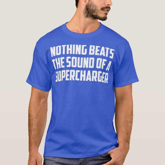 T-shirt Rien ne bat le son d'un surchargeur V8 (Devant)