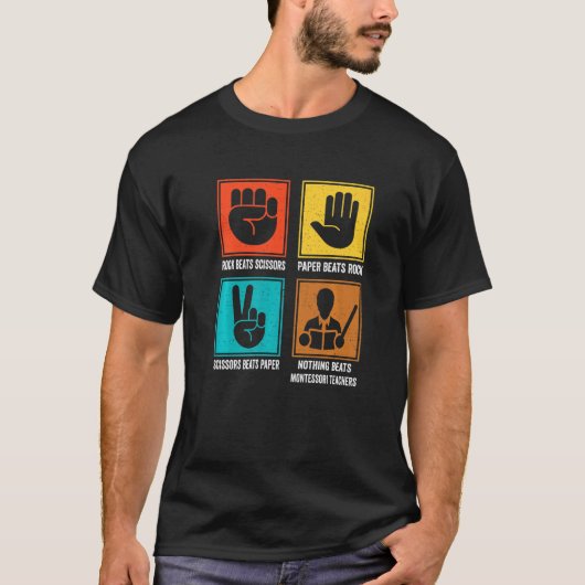 T-shirt Rien ne bat Montessori Enseignants Montessori Educ (Devant)