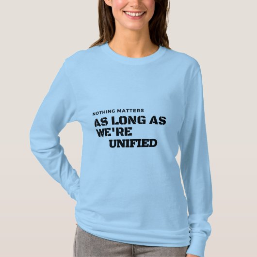 T-SHIRT RIEN NE COMPTE (Devant)