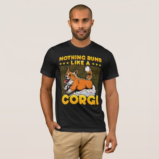 T-shirt Rien Ne Fonctionne Comme Un Corgi (Devant entier)