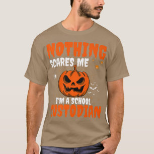 T-shirt Rien ne me fait peur Je suis gardien Halloween Jan
